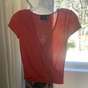 Urban’s outfitters short sleeve wrap top